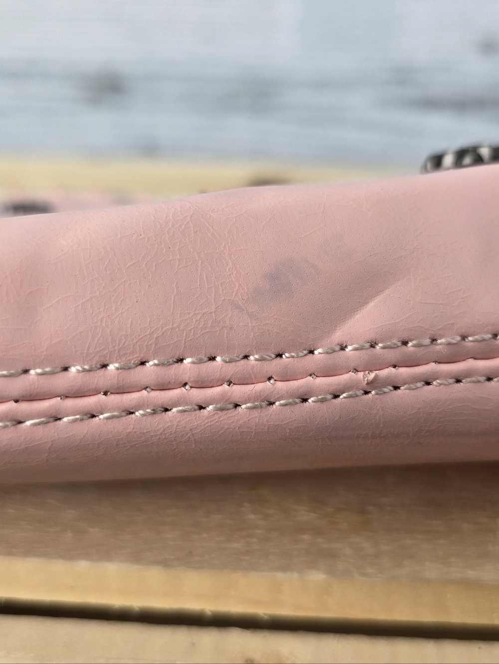 Gothic Pink Vegan Cross Body Bag Chain Clutch Purse - Picture 12 of 13